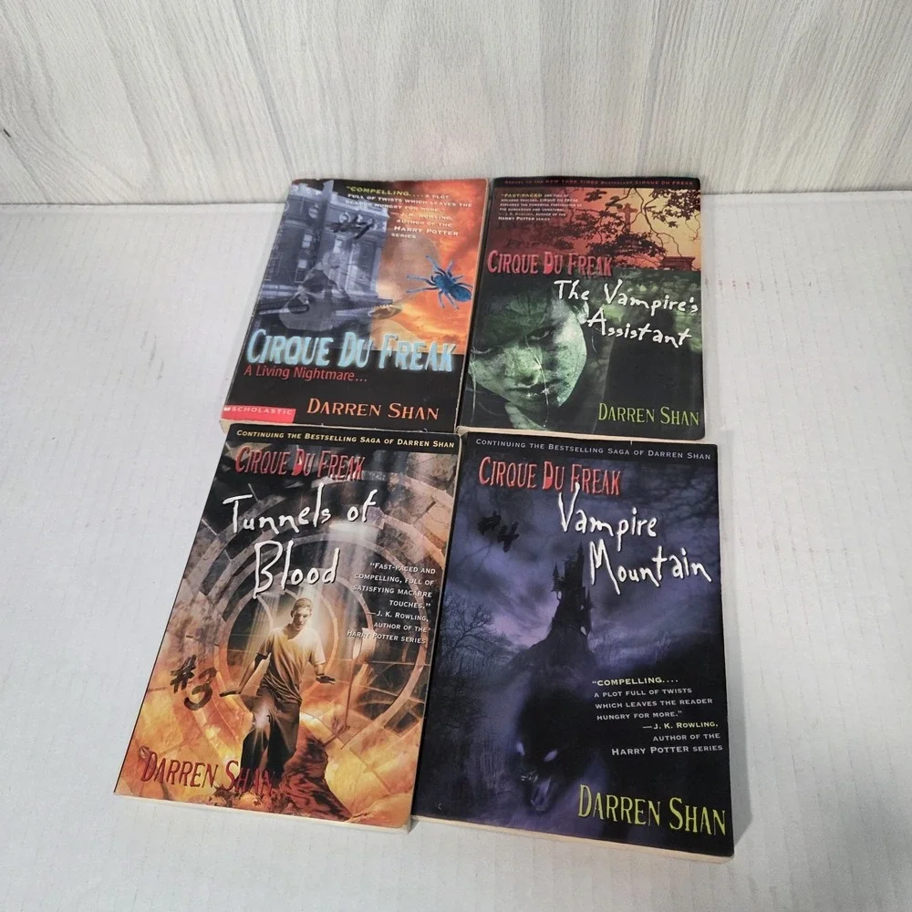 Cirque Du Freak The Saga Of Darren Shan Series Books 1-4